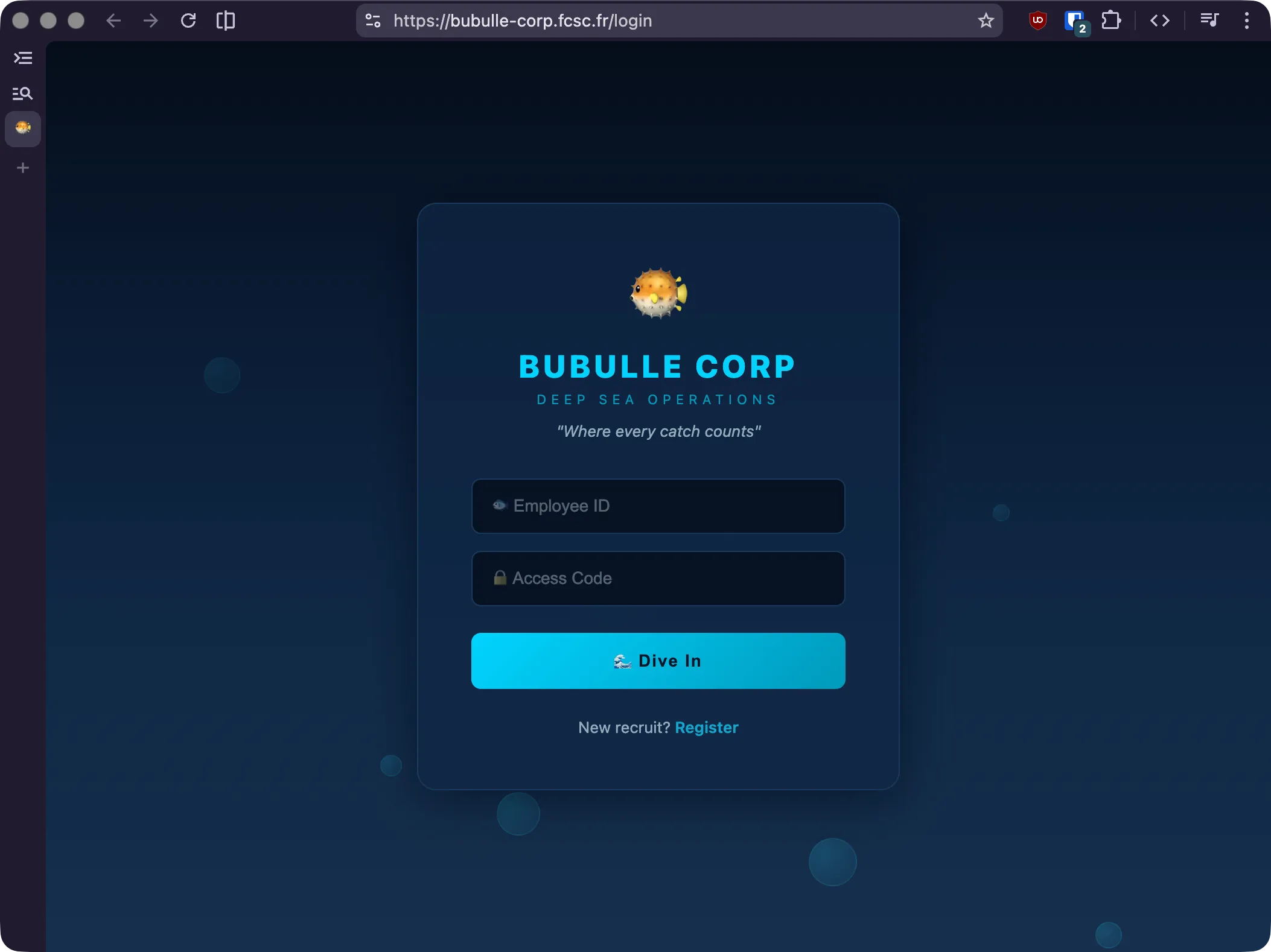 bubulle corp login